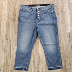 Torrid Light Blue Cropped Jeans